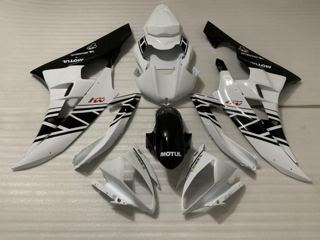 White Black Design 06-07 R6 Motorcycle Fairing