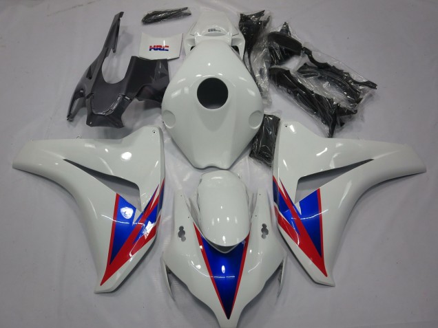 White Blue Red 08-11 CBR1000RR Motorcycle Fairing