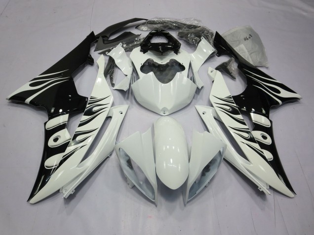 White Flame 08-16 R6 Motorcycle Fairing White Flame 08-16 R6 Motorcycle Fairing