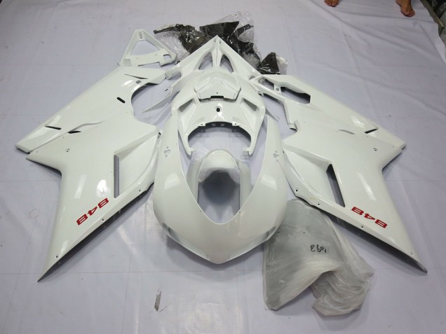 White Pearl 07-14 Ducati 848 1098 1198 Motorcycle Fairing White Pearl 07-14 Ducati 848 1098 1198 Motorcycle Fairing