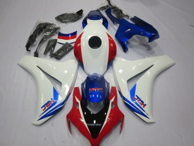 White Red and Blue 08-11 CBR1000RR Motorcycle Fairing