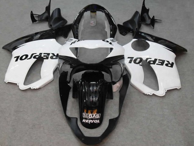 White Repsol 99-00 CBR600 F4 Motorcycle Fairing White Repsol 99-00 CBR600 F4 Motorcycle Fairing