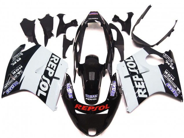 White Repsol Gloss 96-07 CBR1100XX Motorcycle Fairing White Repsol Gloss 96-07 CBR1100XX Motorcycle Fairing