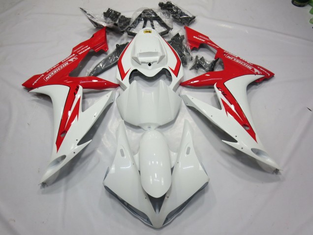 White and Red Style 04-06 R1 Motorcycle Fairing White and Red Style 04-06 R1 Motorcycle Fairing
