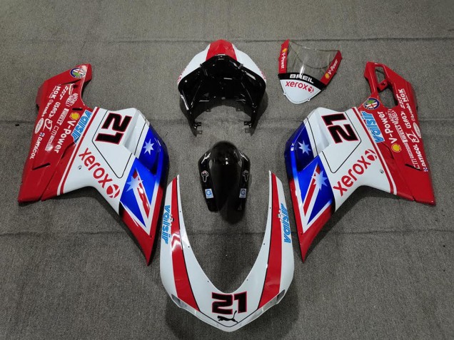 Xerox 07-14 Ducati 848 1098 1198 Motorcycle Fairing Xerox 07-14 Ducati 848 1098 1198 Motorcycle Fairing