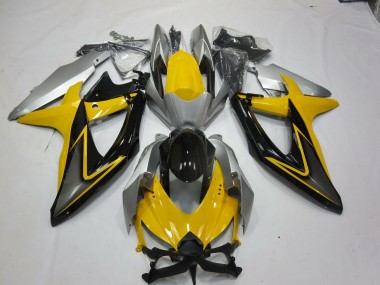 Yellow Black 08-10 GSXR 600-750 Motorcycle Fairing