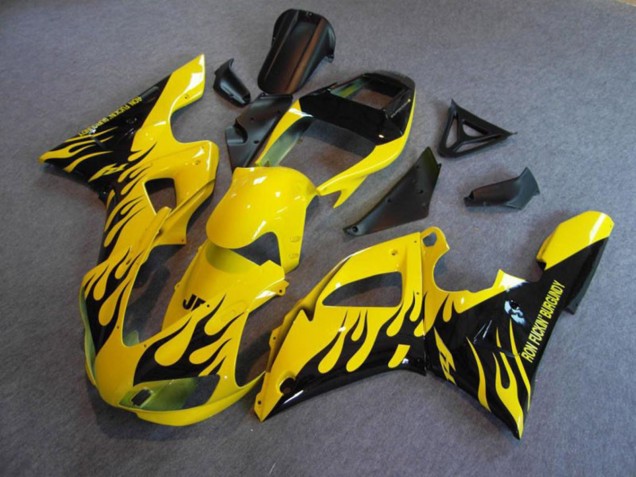 Yellow Flame 98-99 R1 Motorcycle Fairing Yellow Flame 98-99 R1 Motorcycle Fairing