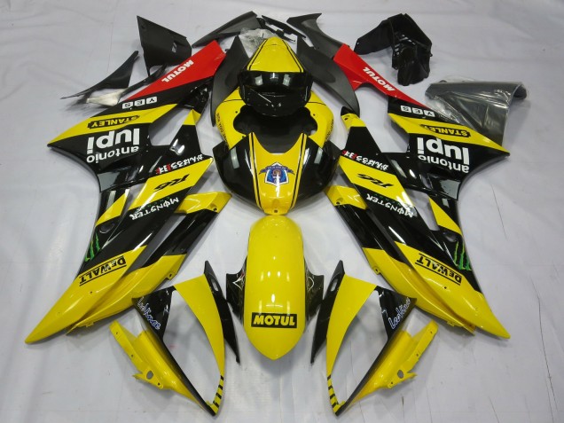 Yellow Motul 06-07 R6 Motorcycle Fairing Yellow Motul 06-07 R6 Motorcycle Fairing