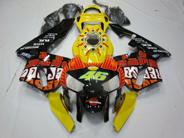 Yellow Rossi 05-06 CBR600RR Motorcycle Fairing